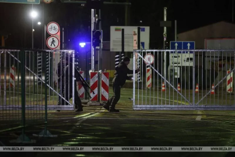 Адкрыты пункт пропуску Беняконі. Фота: БЕЛТА