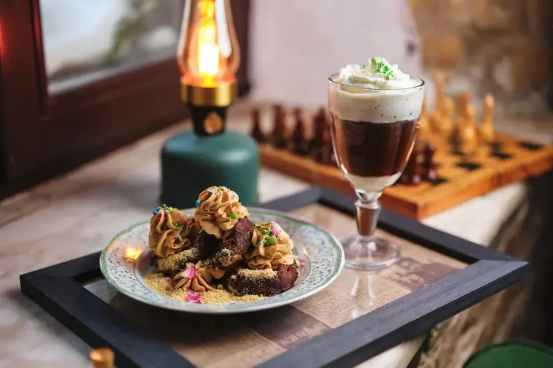 Дэсерт-мішка і кава з тапіёкай. З'явіліся першыя сэты да Gastrofest.Кава ў Гродне