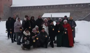 У Лідскім замку праводзяць экскурсію з ліхтарыкамі — пагружаюць у Сярэднявечча У Лідскім замку праводзяць экскурсію з ліхтарыкамі — пагружаюць у Сярэднявечча