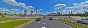 У Гродне пабудуюць Дом правасуддзя - у тым ліку за кошт штрафаў Вуліца Дубко. Фота: Яндекс.Карты