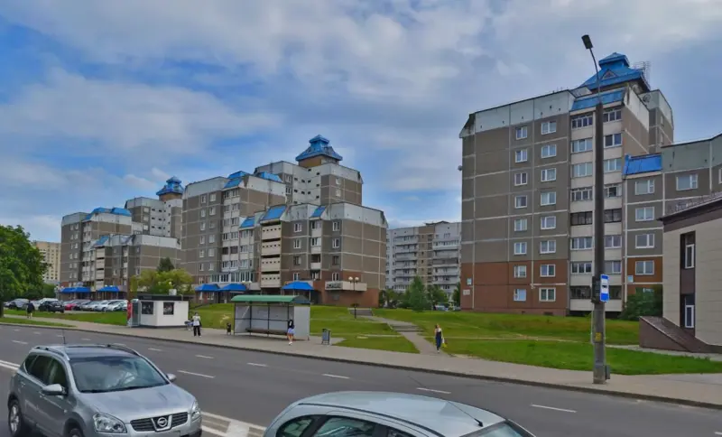 У Гродне прадаюць катэдж, які знаходзіцца на даху шматпавярхоўкі