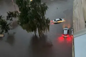 "Гродна паплыў". Паўгадзінны лівень стаў прычынай самага вялікага за апошнія гады патопу ў горадзе